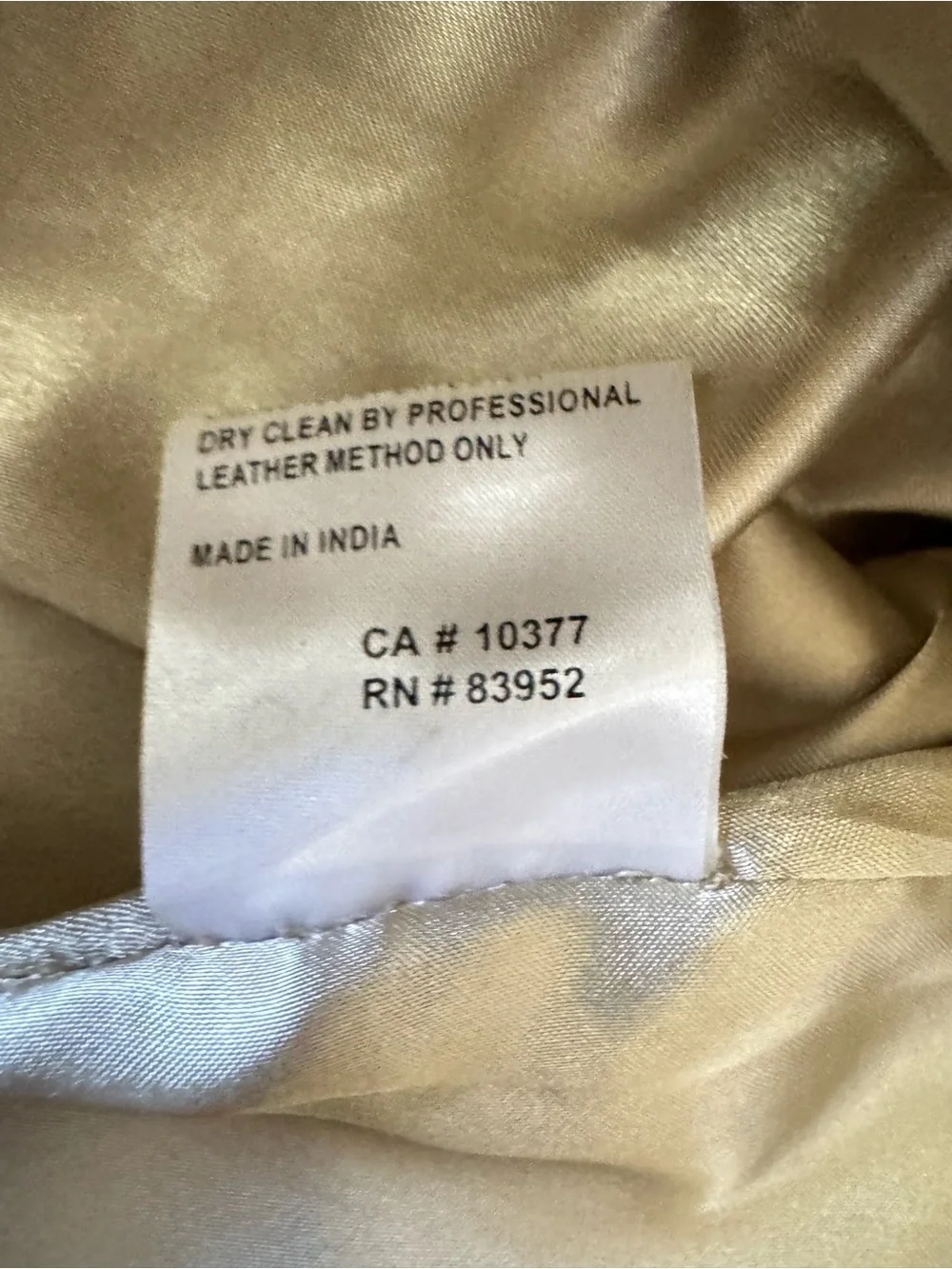 Margaret Godfrey Genuine Leather Metallic Gold A-Line Midi Skirt Glam Statement